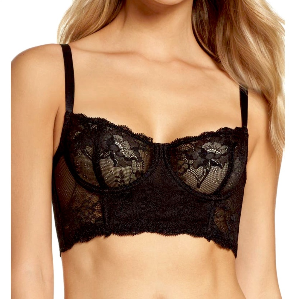 NAJA Black Balconnette Bra